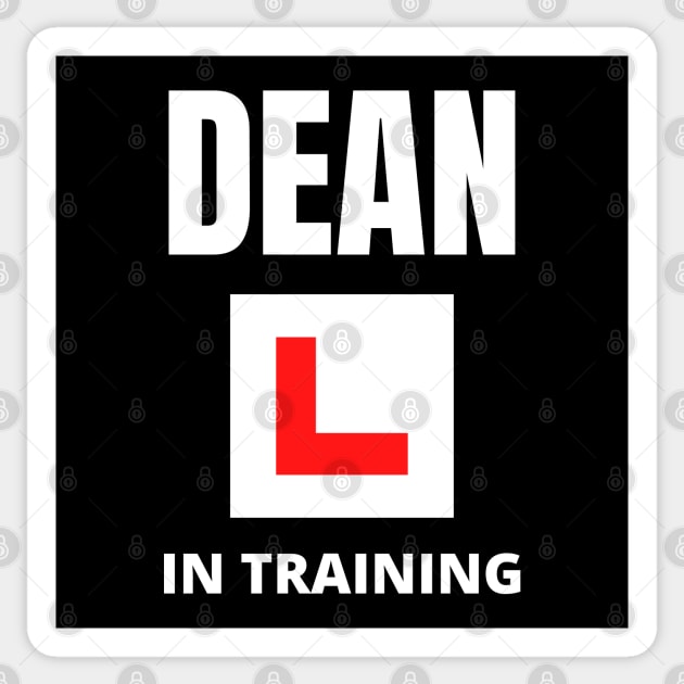 Dean in training Sticker by InspiredCreative